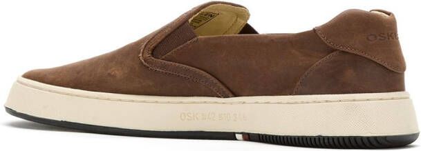 Osklen Instap sneakers van leer Bruin - Foto 3