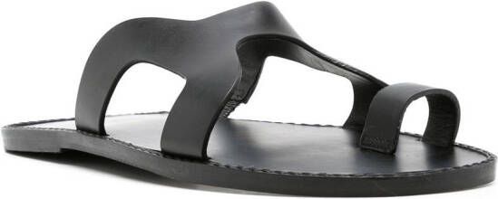 Osklen Leren sandalen Zwart