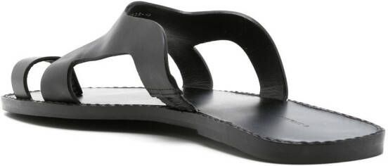Osklen Leren sandalen Zwart
