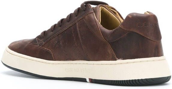 Osklen leren sneakers Bruin