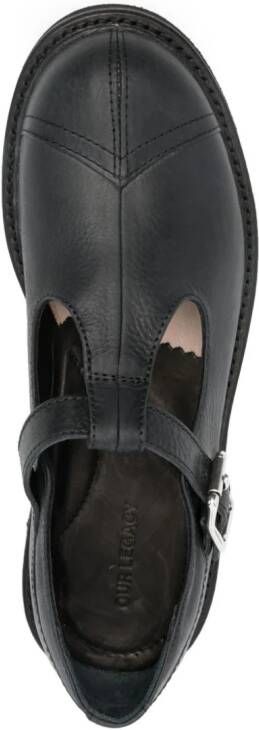 OUR LEGACY Camden gespschoenen Zwart