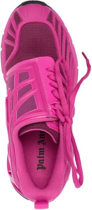 Palm Angels Palm Web low-top sneakers Roze