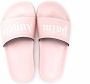 Palm Angels Kids Badslippers met logo-reliëf Roze - Thumbnail 3