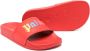Palm Angels Kids Gevormde slippers met logo-reliëf Rood - Thumbnail 2