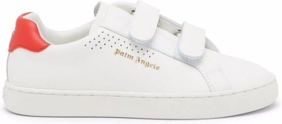 Palm Angels Kids Palm One sneakers met klittenband Wit
