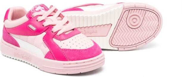 Palm Angels Kids Geperforeerde sneakers Roze