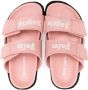 Palm Angels Kids Slippers met logoprint Roze - Thumbnail 3