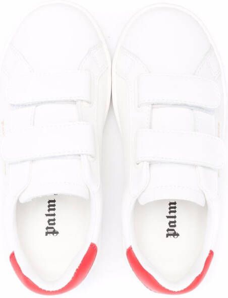 Palm Angels Kids Sneakers met klittenband Wit