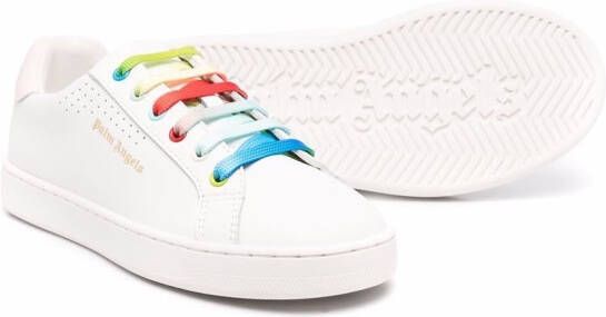 Palm Angels Kids Sneakers met logoprint Wit