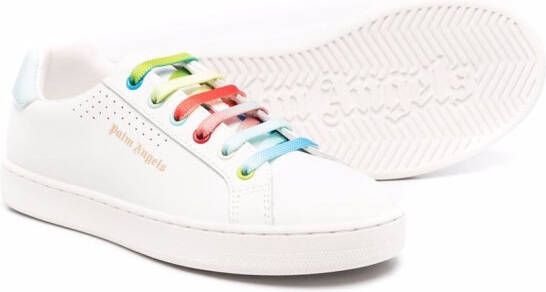 Palm Angels Kids Sneakers met logoprint Wit