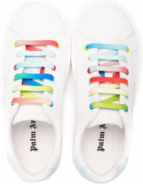 Palm Angels Kids Sneakers met logoprint Wit