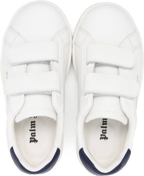 Palm Angels Kids Sneakers met klittenband Wit