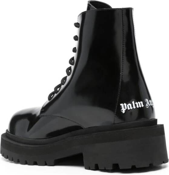 Palm Angels Laarzen met logoprint Zwart
