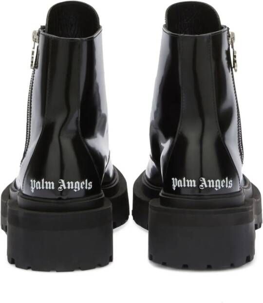 Palm Angels Laarzen met logoprint Zwart