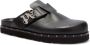 Palm Angels Mule leren slides Black Heren - Thumbnail 8