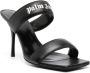 Palm Angels Leren sandalen Zwart - Thumbnail 2