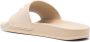 Palm Angels Slippers met monogram-reliëf Beige - Thumbnail 8