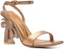 Palm Angels Palm Beach leren sandalen Goud - Thumbnail 3