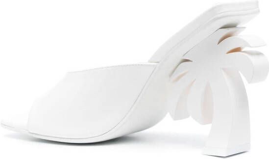 Palm Angels Palm Beach muiltjes Wit