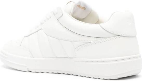 Palm Angels Palm Beach University leren sneakers Beige