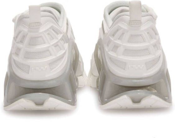 Palm Angels Racing Palm Web low-top sneakers Wit