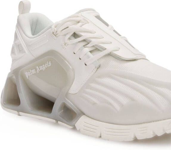 Palm Angels Racing Palm Web low-top sneakers Wit