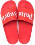 Palm Angels Slippers met logoprint Rood - Thumbnail 4