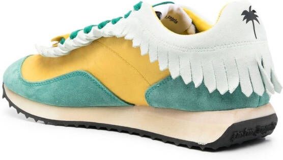 Palm Angels Sneakers met colourblocking Groen