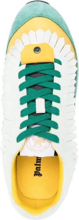 Palm Angels Sneakers met colourblocking Groen