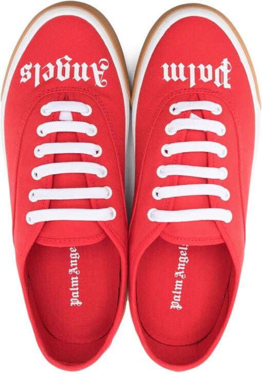 Palm Angels Sneakers met logoprint Rood