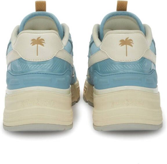 Palm Angels The Palm Runner leren sneakers Blauw