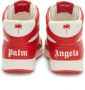 Palm Angels Rode hoge sneakers met wit logo Red Heren - Thumbnail 13