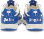 Palm Angels Blauwe Sneakers met Wit Leren Bovenwerk Blue Heren - Thumbnail 8