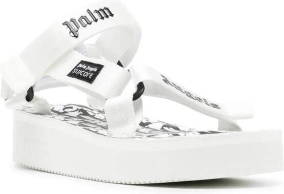 Palm Angels x Suicoke Depa sandalen Wit