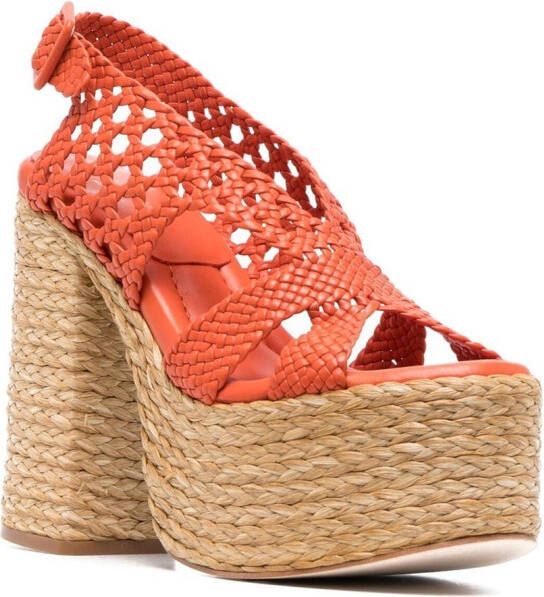 Paloma Barceló Sandalen met open neus Oranje