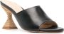 Paloma Barceló Brigite 90mm sandalen met jute hak Zwart - Thumbnail 2