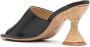 Paloma Barceló Brigite 90mm sandalen met jute hak Zwart - Thumbnail 3