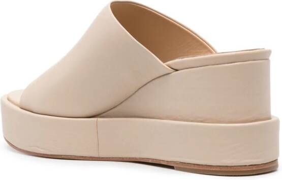 Paloma Barceló Marit 85 mm leren muiltjes Beige