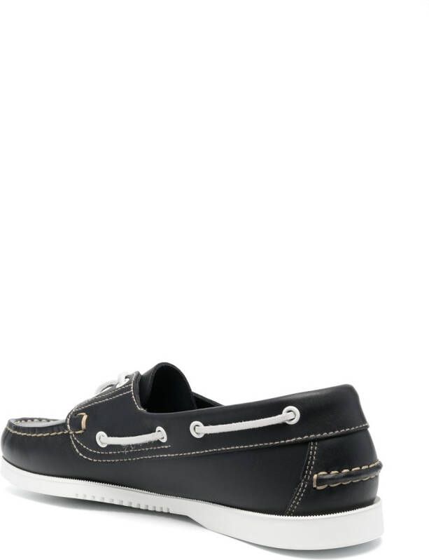 Paraboot Leren bootschoenen Blauw