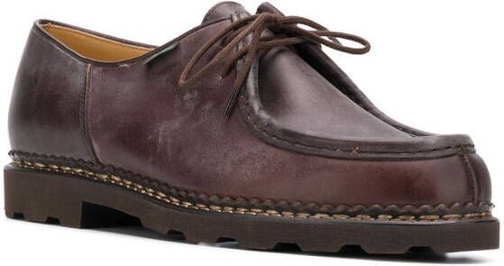 Paraboot Michael schoenen met veter Bruin