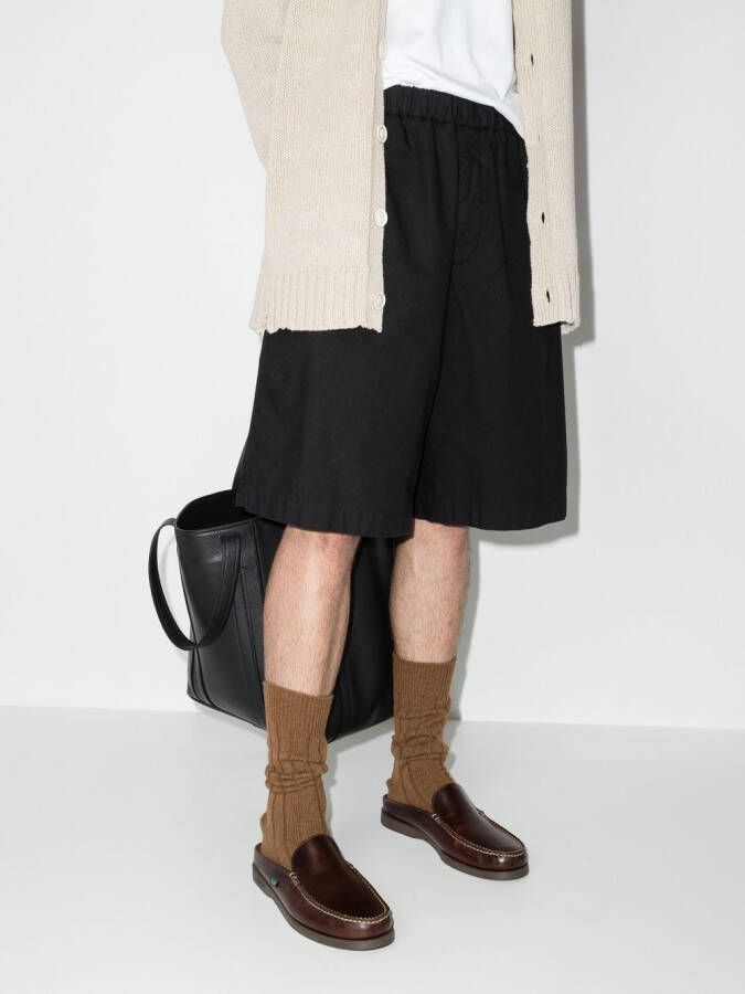 Paraboot Slippers met ronde neus Bruin