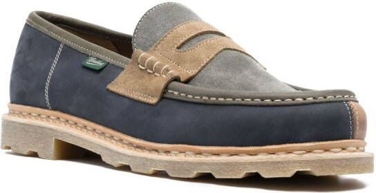 Paraboot Suède loafers Blauw
