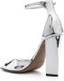 Paris Texas Lakleren sandalen 105 mm Zilver - Thumbnail 3