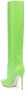 Paris Texas Leren stiletto laarzen Groen - Thumbnail 3