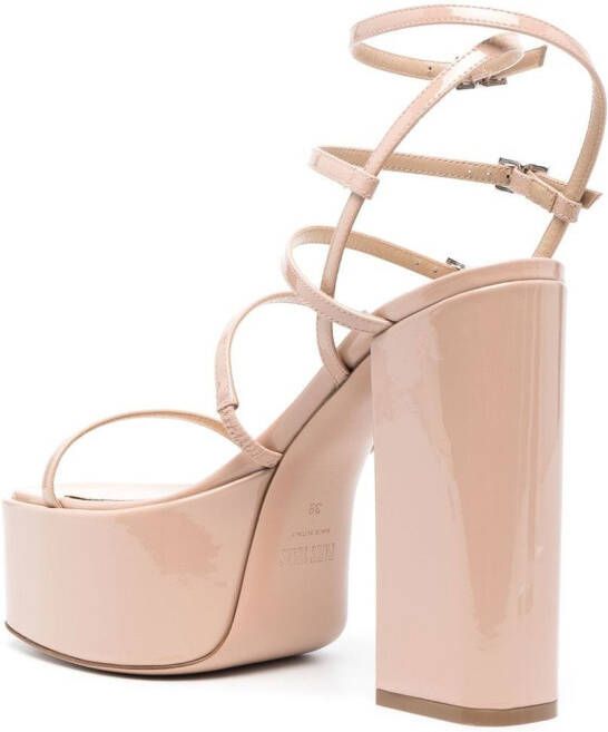 Paris Texas Jessica sandalen met plateauzool Beige