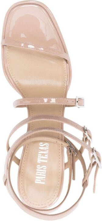 Paris Texas Jessica sandalen met plateauzool Beige