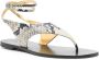 Paris Texas Amalfi sandalen met slangenleer-effect Zwart - Thumbnail 2