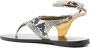 Paris Texas Amalfi sandalen met slangenleer-effect Zwart - Thumbnail 3