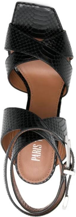 Paris Texas Arizona leren sandalen Zwart