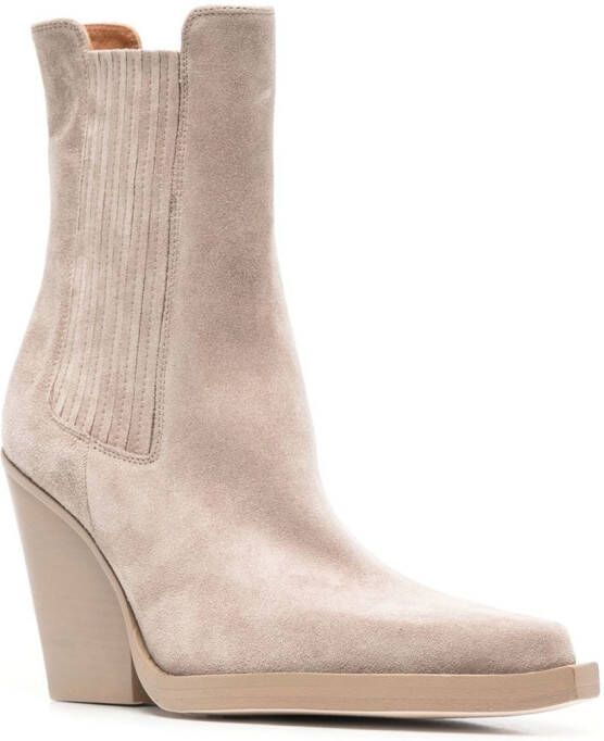 Paris Texas Dallas enkellaarzen Beige